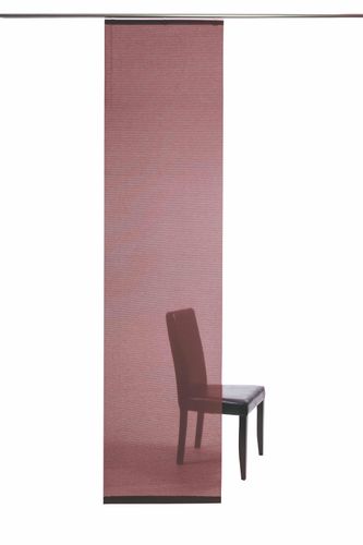 Curtain plain red semi-transparent 60x245 5802-48