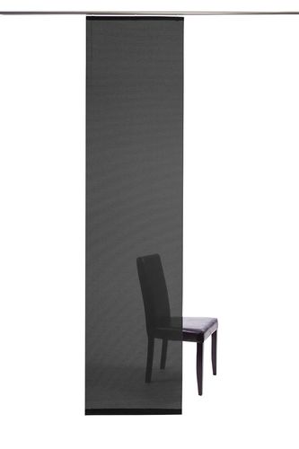 Curtain black semi-transparent 60x245 5840-31