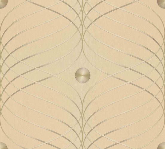 Product Picture Wallpaper Colani Designer Marburg Evolution wave design beige 56333