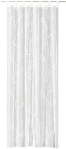 Detail Loop curtain New Amsterdam Home Vision white flower 140x255cm 197643