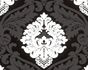 Wallpaper Bling Bling baroque glitter black white 3139-50 1