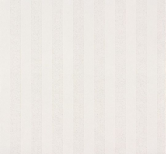 Wallpaper Bling Bling stripes glitter white cream 3151-13