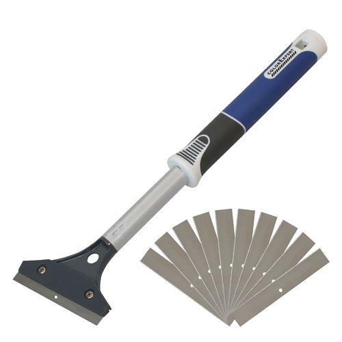 Heavy Duty Wallpaper Stripper with 10 Replacement Blades