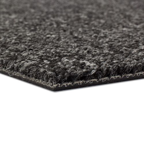 Carpet Tile Hard-Wearing Rug Diva black 50x50 cm