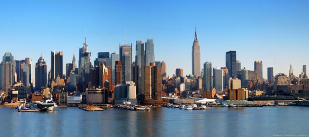 Photo wallpaper New York city Skyline skyscraper | paper non woven Des-31