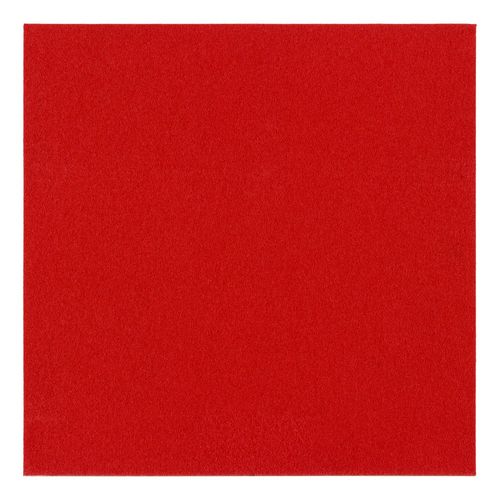 Carpet Tile Jive Needle Felt self-adhesive plain red