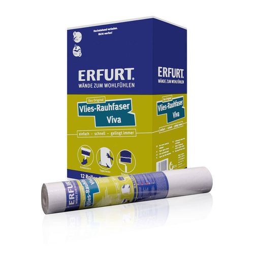 Non-Woven Woodchip Wallpaper Erfurt Viva 12 Rolls