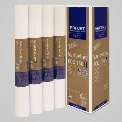 8x Erfurt Lining Paper EcoVlies EV 150 Flat Wallpaper