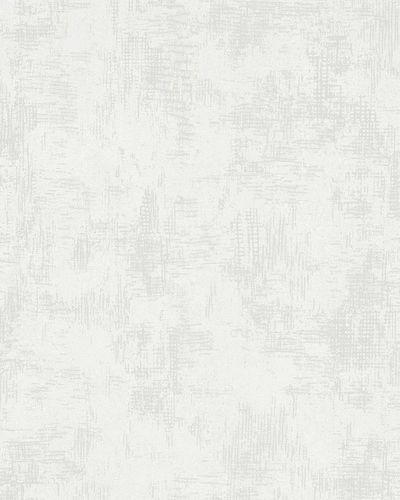 Wallpaper texture single-coloured metallic white Marburg Nabucco non-woven 58002