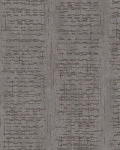 Wallpaper stripes pattern shine taupe bronze Marburg Nabucco non-woven 58045