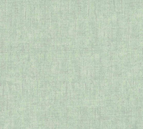 non-woven wallpaper plain green silver 32261-9