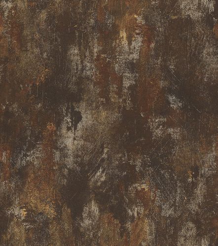 Article picture Wallpaper Rasch Deco Style patina red silver gold gloss 418224