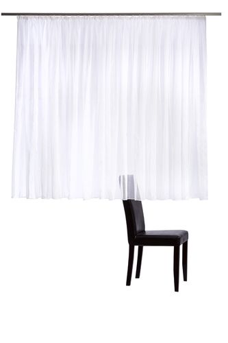 Curtain Drape Plain Design white 145x600cm Homing 5845-05