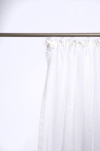 Curtain Drape Plain Design white 245x600cm Homing 5854-03