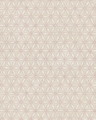 Wallpaper graphic stars cream silver pink Marburg La Vie 58103