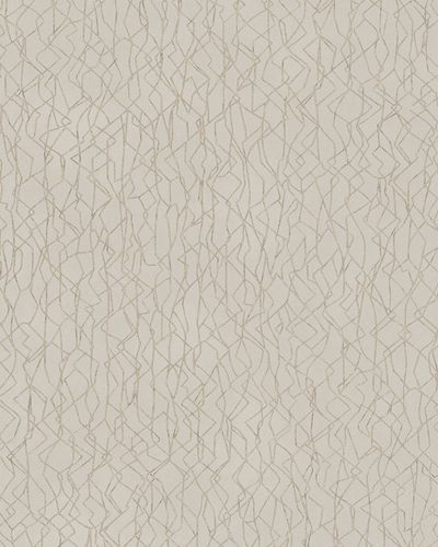 Wallpaper graphic pattern gloss taupe gold Marburg La Vie 58112