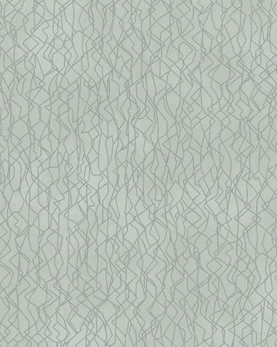 Wallpaper plain gloss turquoise silver Marburg La Vie 58114