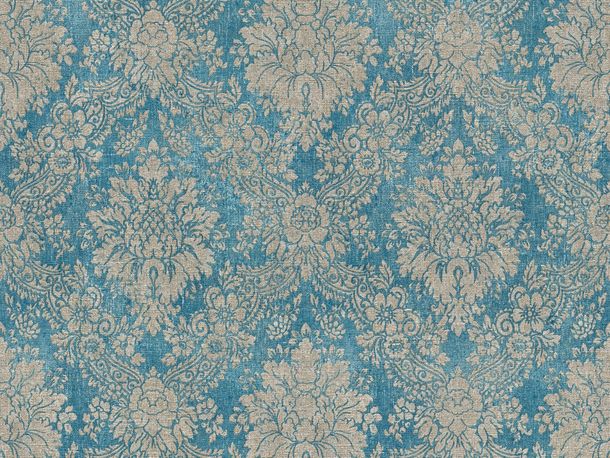 Wallpaper ornaments vintage blue AS Creation 33607-5