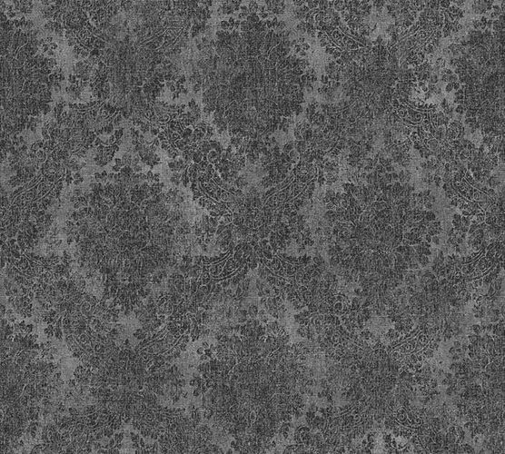 Wallpaper ornaments vintage anthracite AS Creation 33607-8