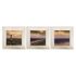 Set of 3 Framed Pictures Mural Lighthouse Beach Ocean 23x23cm 1