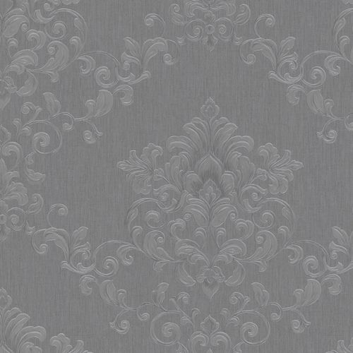 Wallpaper tendril floral anthracite Marburg Opulence Classic 58225