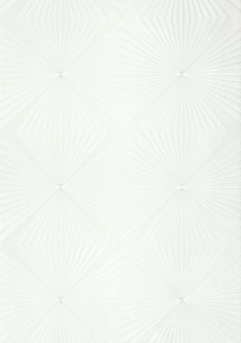 Wallpaper Harald Glööckler graphic light grey silver Metallic 54842