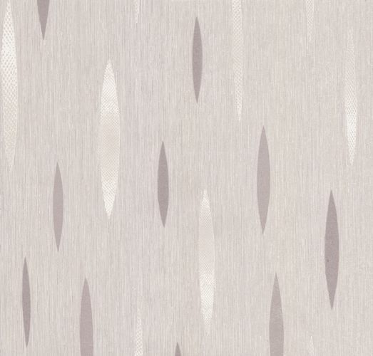 Non-woven wallpaper ellipse light grey glitter P+S Polar 13528-10