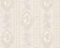 Wallpaper baroque stripes cream beige gloss AS Belle Epoque 1861-33 1