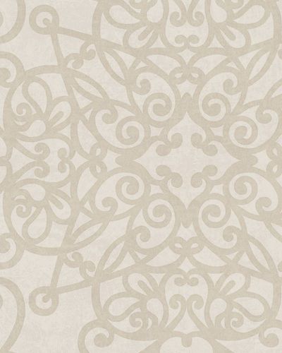 Wallpaper ornament vintage cream beige metallic Marburg Catania 58606