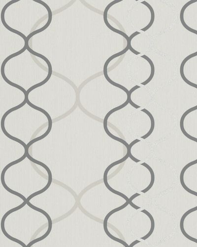 Wallpaper geometric cream beige gloss Marburg Vlies 2018 57840