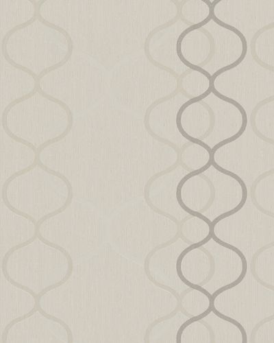 Wallpaper geometric beige grey gloss Marburg Vlies 2018 57843