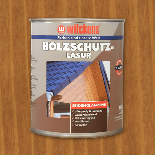 Wood Stain Protection Glaze Oak 750ml Wilckens