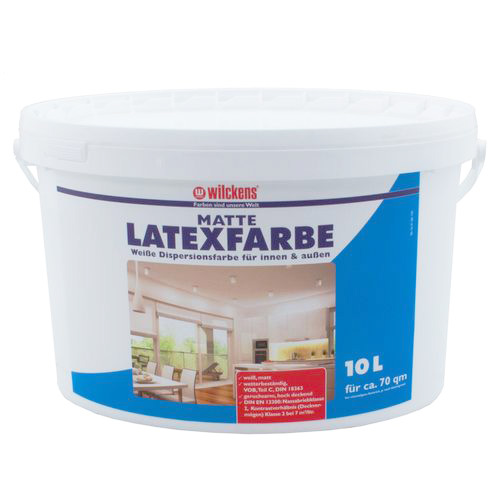 Latex Paint Flat 10 liters Latex Painting Wilckens