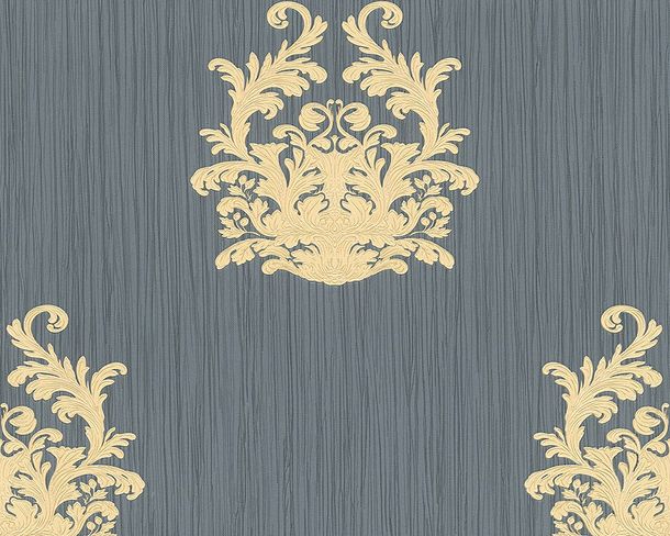 Article picture Wallpaper baroque classic anthracite Gloss Architects Paper 95861-5