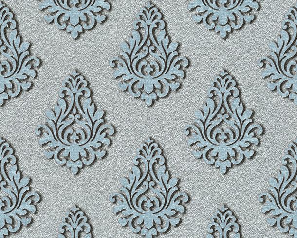 Article picture Wallpaper baroque textured silver Gloss Architects Paper 95981-6