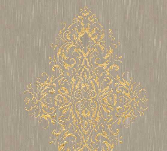 Article picture Textile Wallpaper baroque taupe metallic Architects Paper 31945-3