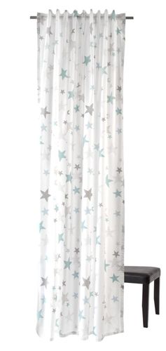 Article picture Loop Curtain Drape Stars kids Homing non-transparent 5910-08 | 245x140cm