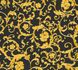 Wallpaper Versace Home floral black gold glitter 34326-2 1