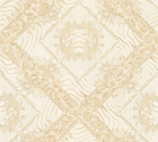 Wallpaper Versace Home zebra ornaments cream Metallic 34904-4