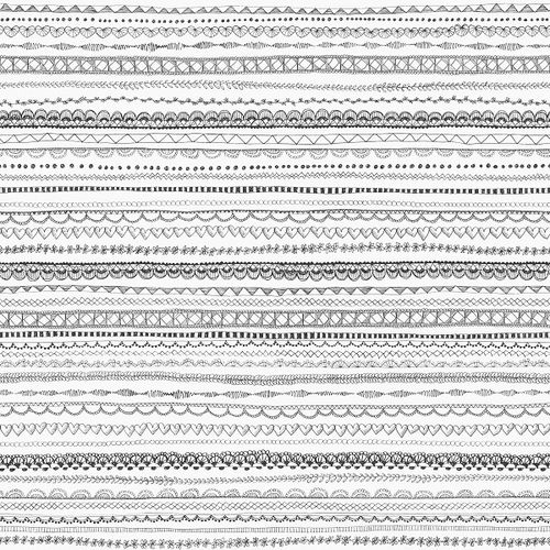 Article picture Wallpaper Rasch Textil #FAB Girls pattern white black 138841