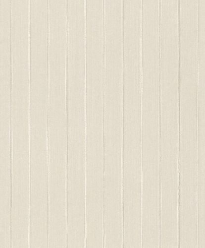 Textile Wallpaper Rasch Textil Mirage stripes cream white 079257