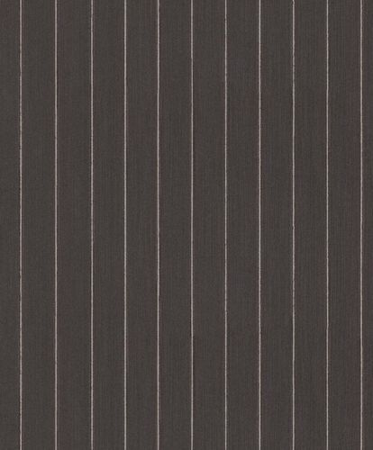 Textile Wallpaper Rasch Textil Mirage stripes black 079271