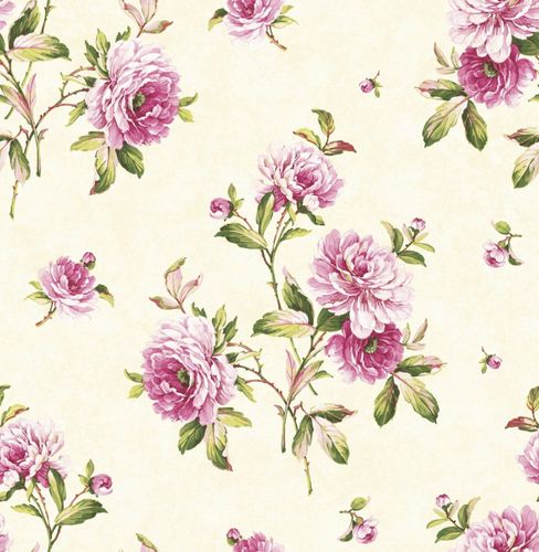 Article picture Wallpaper Rasch Textil Rosery flower blossom cream rose gloss 040816