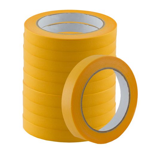 Article picture Set of 10 Gold-Tape Adhesive Crepe Masking Tape 19mm x 50m