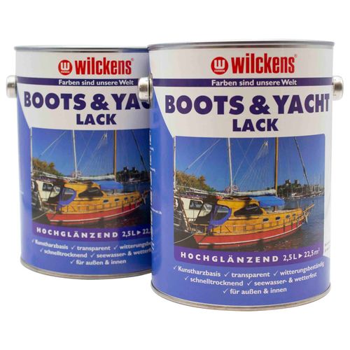 Wilckens Boat and Yacht Coating transparent Lacquer 2,5L