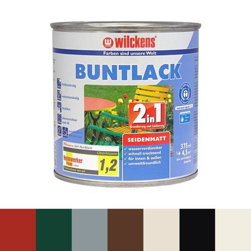 Wilckens Paint Lacquer Varnish 2in1 silk-mat 375 ml