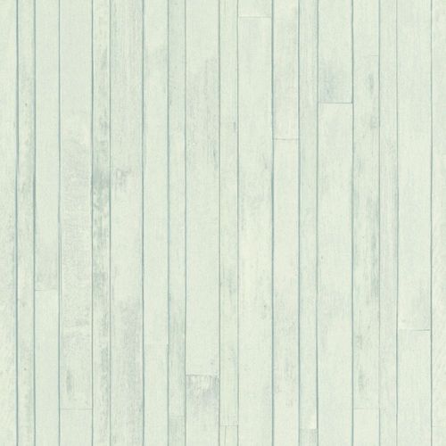 Wallpaper Rasch Textil Greenhouse wooden timber turqouis 128837