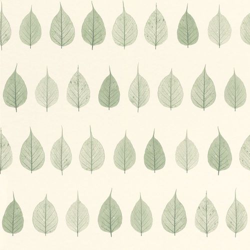 Wallpaper Rasch Textil Greenhouse leafs nature white green 128847