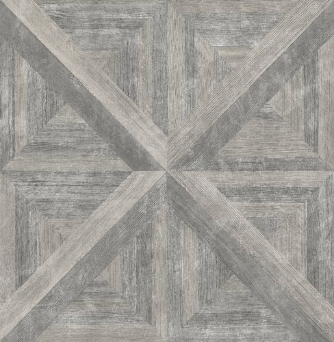 Wallpaper Rasch Textil Restored wooden timber brown grey taupe 024018