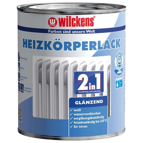 Wilckens 2in1 Radiator Paint Lacquer Varnish gloss 375 ml